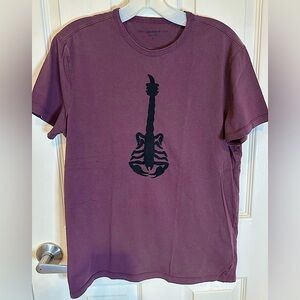 John Varvatos Deep Burgundy Short Sleeve Tee